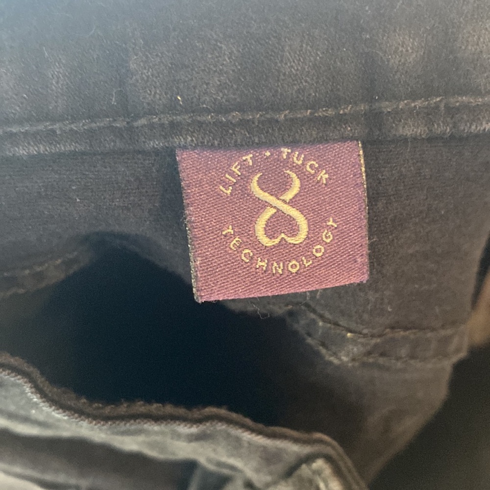 NYDJ Straight Black Lift Tuck Technology Jeans 10 - Picture 5 of 14
